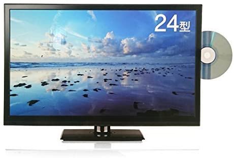 ZM-24DVTB｜レボリューション 24型DVDプレーヤー内蔵 地上波液晶テレビ 