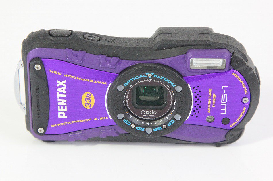 WG-1 パープル｜PENTAX 防水デジタルカメラOptio WG-1パープル 約1400