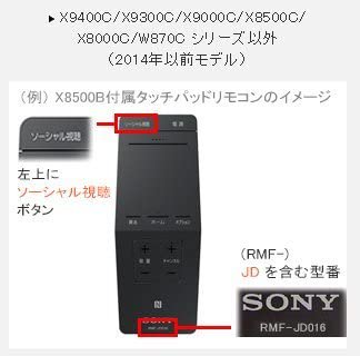 RMF-JD016｜ソニー SONY 純正テレビリモコン リモートコマンダー RMF