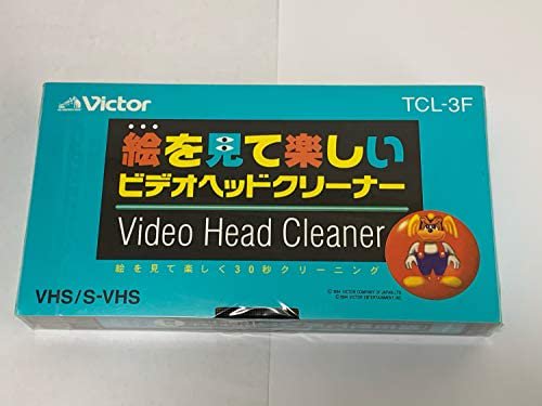 TCL-3F｜Victor 絵を見て楽しいビデオヘッドクリーナー乾式 TCL-3F