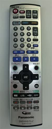 EUR7721X40｜Panasonic DVDビデオレコーダー用リモコン EUR7721X40｜中古品｜修理販売｜サンクス電機