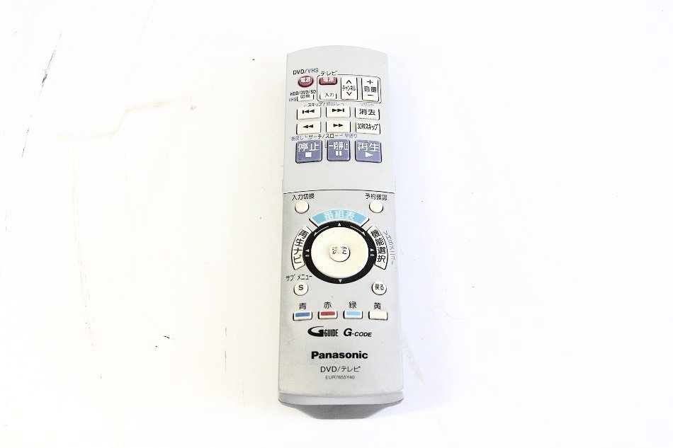 Panasonic DVDビデオレコーダー用リモコン EUR7655Y40