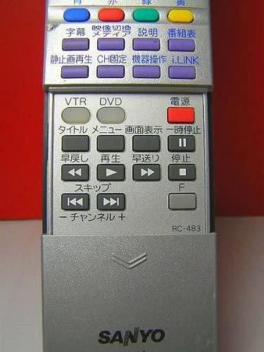 三洋電機 テレビリモコン RC-483 楽天市場】【中古】三洋電機 テレビリモコン RC-483 : ピース電器