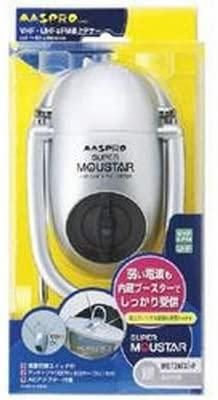 マスプロ電工 家庭用VHF・UHF&amp;FM卓上アンテナ SUPER MOUSTER ブースター内蔵 強電界地域用 シルバー MST2AS-P Amazon | マスプロ電工 家庭用VHF・UHF&FM卓上アンテナ SUPER