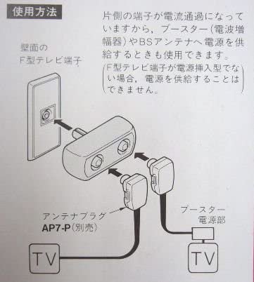 DP2-P 1｜マスプロ電工 マスプロ２分配プラグDP2-P 1端子電流通過