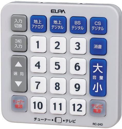 RC-24D｜ELPA 卓上テレビリモコン RC-24D｜中古品｜修理販売｜サンクス電機