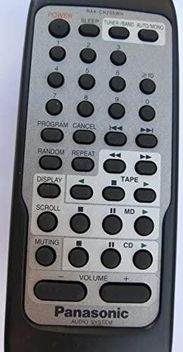 パナソニック オーディオリモコン RAK-RX103WH 【z05】 Panasonic RAK-RX103WH Audio Remote Control USED Japan