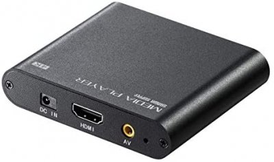 쥯 4Kб ǥץ졼䡼 USB/SDб HDMI/RCA MP4 400-MEDI023ʡ