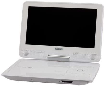 BDP-1030W｜BLUEDOT ポータブルDVDプレーヤー 10インチ回転式
