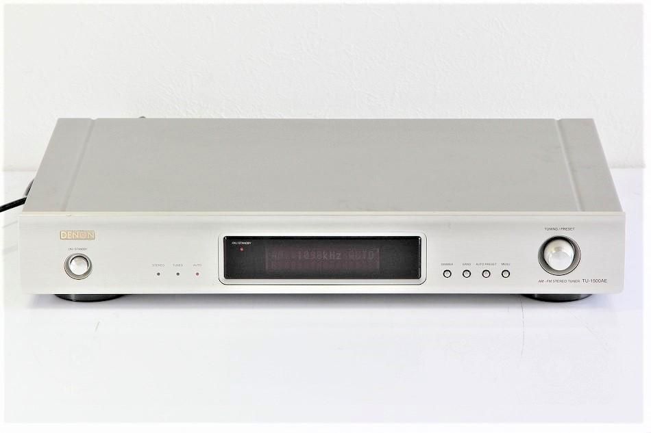 【美品】 DENON TU-1500AE AM/FMステレオチューナー実用感度12μV75Ω