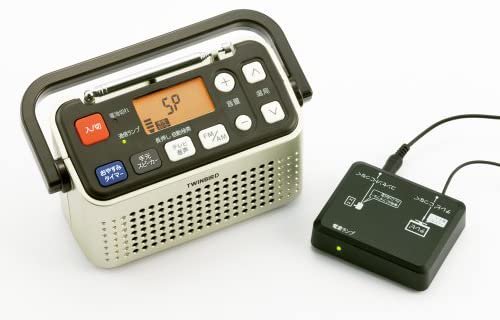AV-J135G｜TWINBIRD 3バンドラジオ付ワイヤレス手元スピーカー 