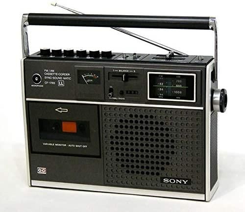 SONY ソニー CF-1765 FM AM ラジオ カセット 1974年 - オーディオ機器