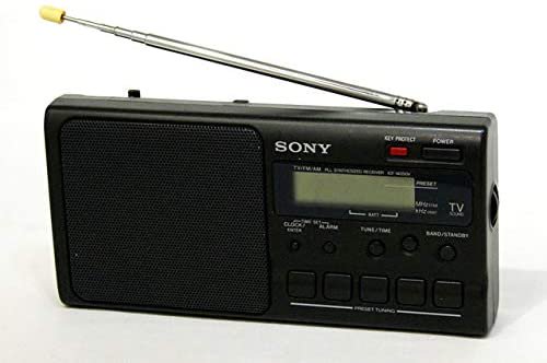 SONY ソニー ICF-M350V PLLシンセサイザーラジオ TV(1〜12ch)/FM/AM【中古品】