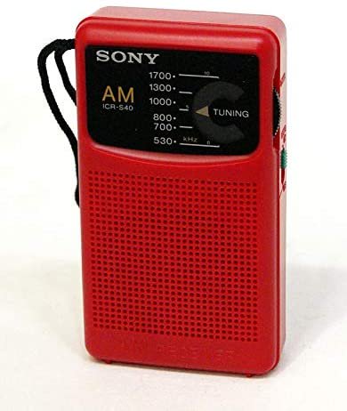 SONY ソニー ICR-S30 ブラック AMハンディポータブルラジオ-