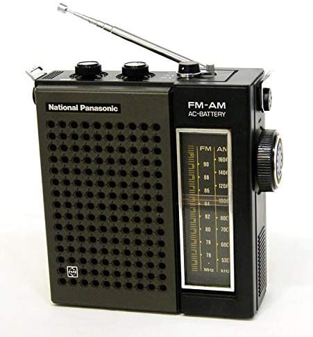 動作は確認済み◎national Panasonic製ラジオ 2-BAND - ラジオ・コンポ