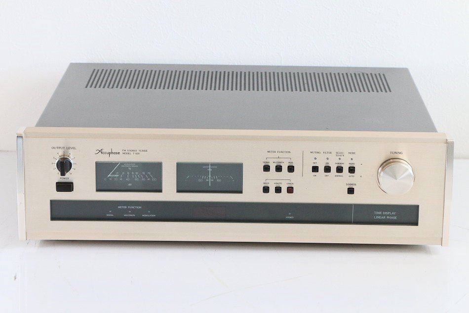 T-103｜Accuphase アキュフェーズ T-103 FMステレオチューナー｜中古品｜修理販売｜サンクス電機