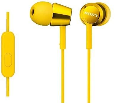(未使用･未開封品)　ソニー SONY イヤホン MDR-EX150AP : カナル型 リモコン・マイク付き イエロー MDR-EX150AP Y kmdlckf MDR-EX150AP Y｜ソニー SONY イヤホン MDR-EX150AP : カナル型