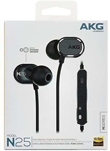 AKG N25 イヤホン カナル型/ハイレゾ対応 ブラック AKGN25BLK Amazon.co.jp: AKG N25 イヤホン カナル型/ハイレゾ対応