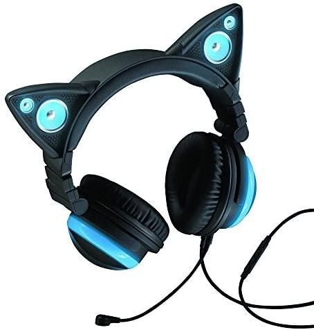 AXENT WEAR ネコ耳 ヘッドフォン Cat Ear Headphones Amazon.com: Axent Wear New Edition Wireless Cat Ear