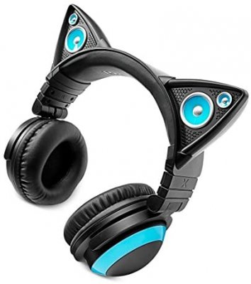 LEDդ ⵡǽ ͥإåɥե AXENT WEAR Cat Ear Headphones ¹͢ʡʡ