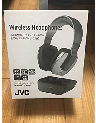 JVC ワイヤレスヘッドホンシステム HA-WD200-N シャンパンゴールド【中古品】