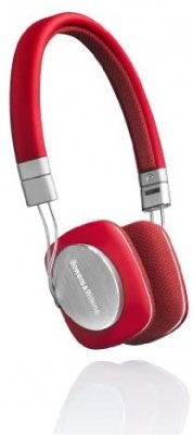 Bowers & Wilkins P3 On Ear Headphones - Redʡ