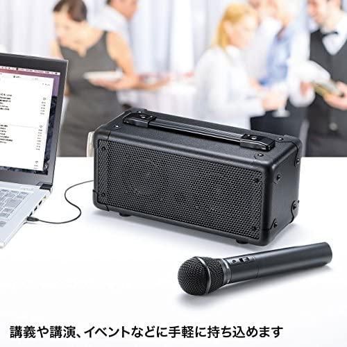MM-SPAMP7｜サンワサプライ ワイヤレスマイク付き拡声器