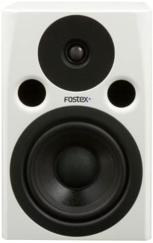 中古やや使用感ありFOSTEX　PM0.5N　スタジオ モニター スピーカー　ホワイト　動作良好