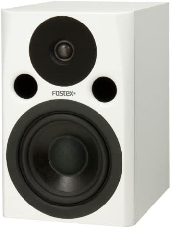 中古やや使用感ありFOSTEX　PM0.5N　スタジオ モニター スピーカー　ホワイト　動作良好