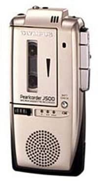 J500｜OLYMPUS マイクロカセットテープレコーダー パールコーダーJ500 ...