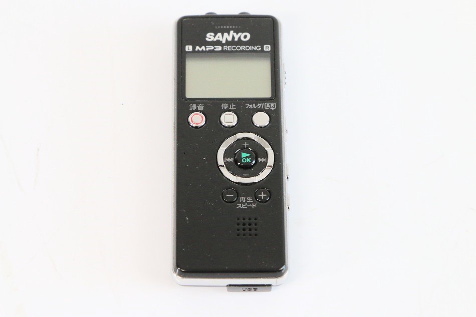 ICレコーダー SANYO サンヨー ICR-S003M(K) MP3 - その他