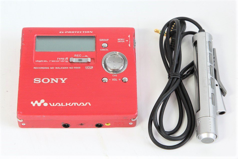 SONY MD walkman MZ-R909 ポータブルMDプレーヤー ソニー-