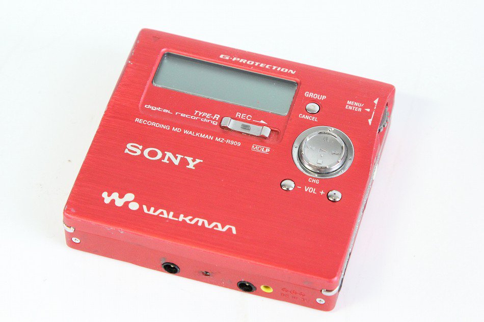 MZ R909 Sony ポータブルMDプレイヤー Walkman レコーダー-