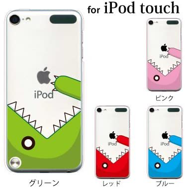 plus-i-pod-touch6-1105-RD｜+S iPod touch 第6・第7世代 ケース 怪獣 