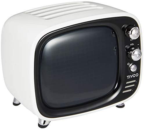 DIV-TIVOO-WH｜Divoom TIVOO レトロTV型モニター搭載 Bluetoothスピーカー [ ホワイト  ]｜中古品｜修理販売｜サンクス電機