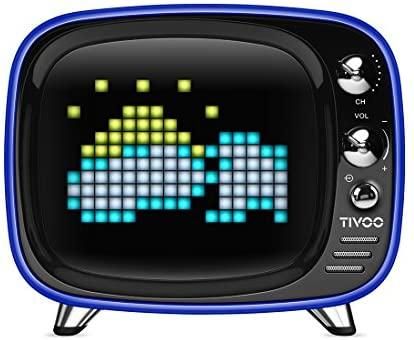 Divoom TIVOO レトロTV型モニター搭載 Bluetoothスピーカー 