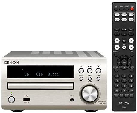 RCD-M40SP｜Denon CDレシーバー FLAC/WAV/AAC再生対応 フロントUSB端子