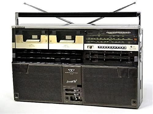 SHARP シャープ ステレオWラジカセ GF－８０８ 動作品-