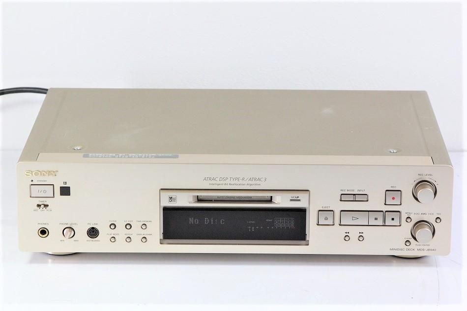 MDデッキ SONY MDS-JE780 （eject故障）ジャンク価格-