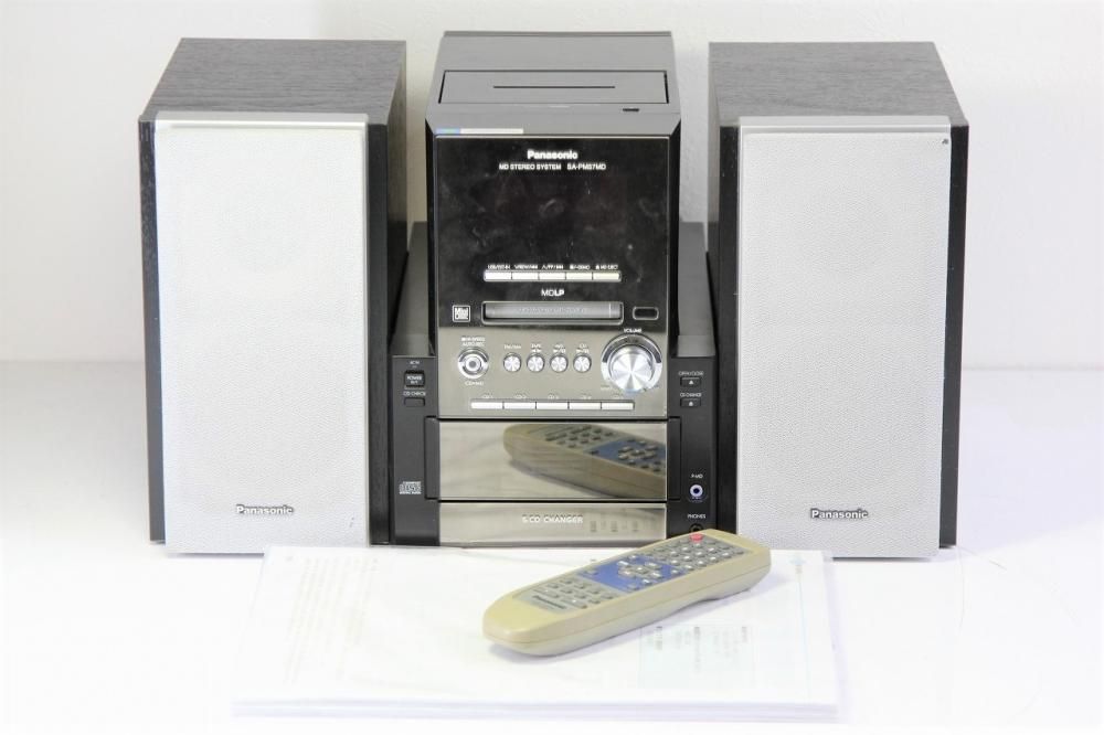 Panasonic 5CD MDコンポ SC-PM510MD 2005年製 未使用 - ラジオ・コンポ