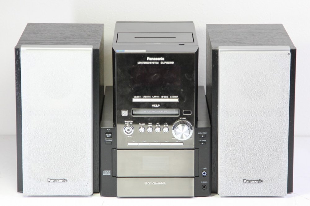 Panasonic CD MD カセットコンポ-