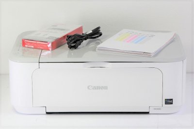 Canon インクジェットプリンター複合機 PIXUS MG3630 WH ホワイト 【中古品】