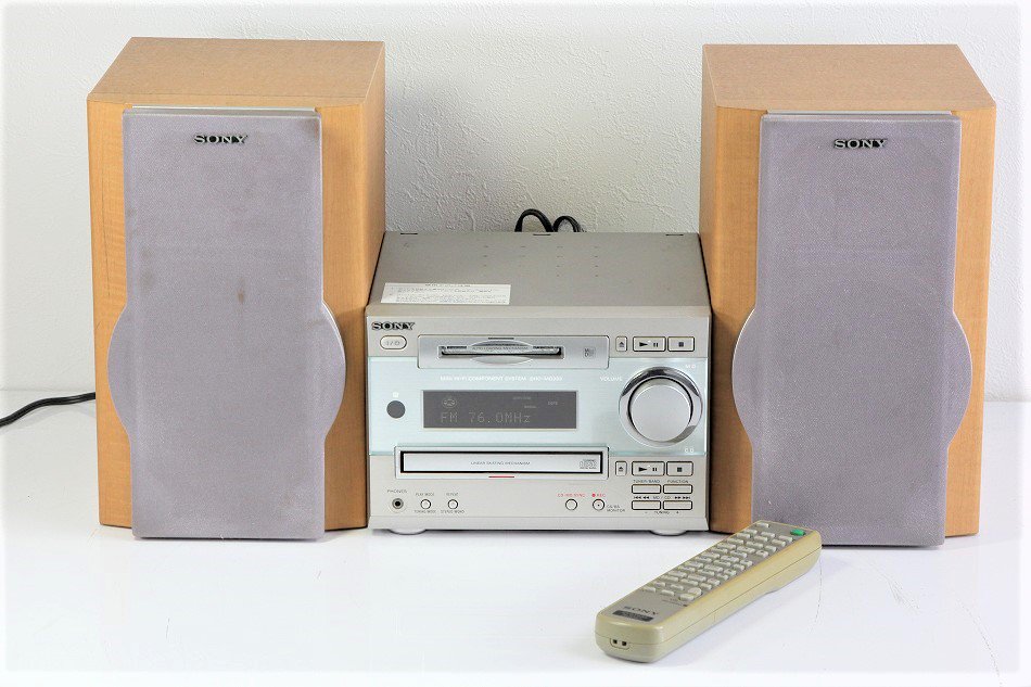 ソニー SONY DHC-MD888W システムコンポ CD MD コンポ ジャンク 
