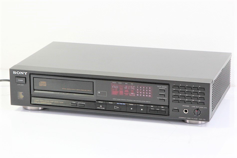 CDP-770｜SONY CDプレイヤー｜中古品｜修理販売｜サンクス電機