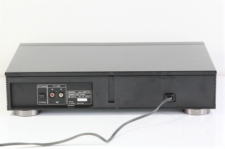 CDP-770｜SONY CDプレイヤー｜中古品｜修理販売｜サンクス電機