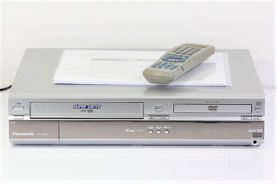 期間限定特別価格 リモコン付き！ビデオデッキ Panasonic VHS/DVD 