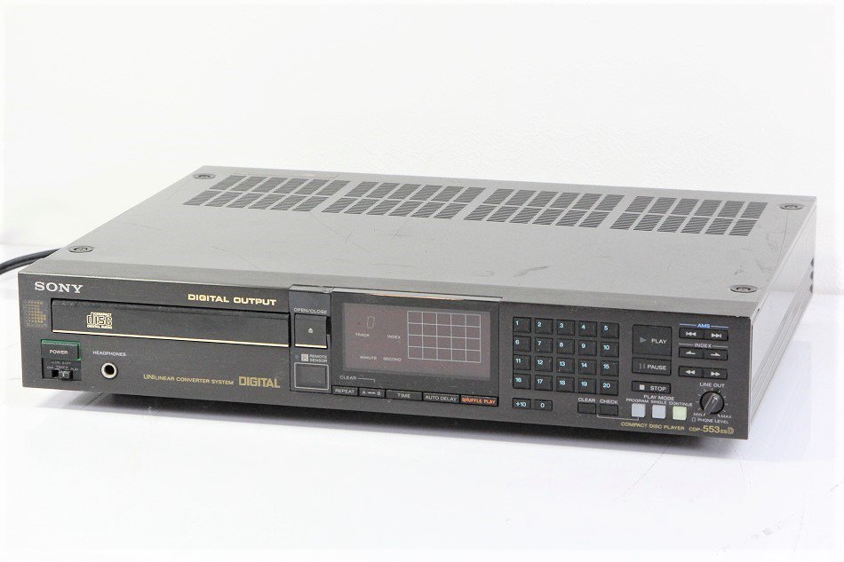 CDP-553ESD｜SONY ESシリーズ CDプレーヤー 1985年製 ｜中古品｜修理 