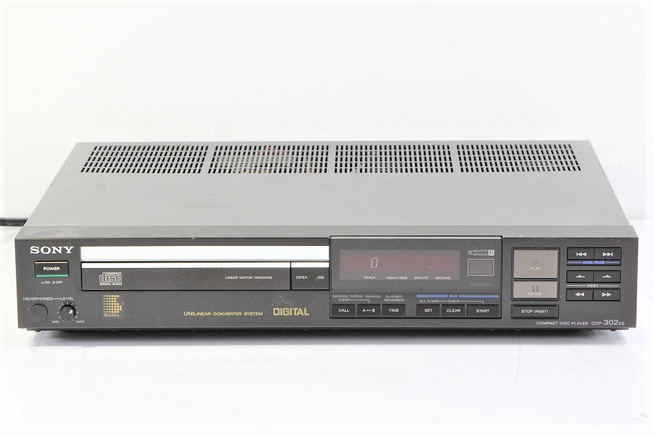 SONY  CDP-302ES ESシリーズ CDプレーヤー 1984年製 【中古整備品】