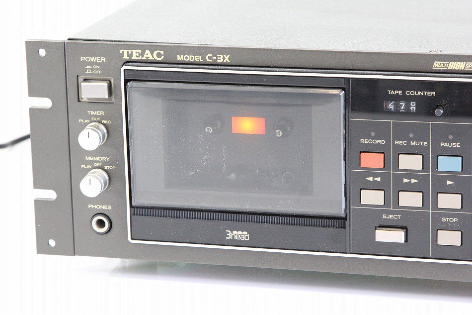オンラインショップ 04S81□TEAC カセットデッキ C-3X□ オーディオ機器