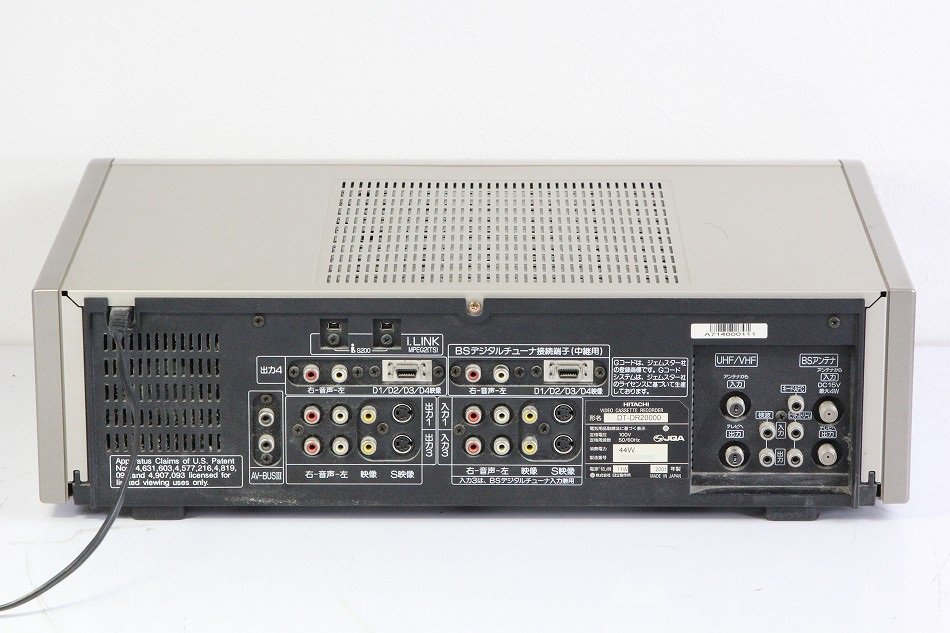 DT-DR20000｜HITACHI D-VHS デジタルハイビジョンビデオ｜中古品｜修理